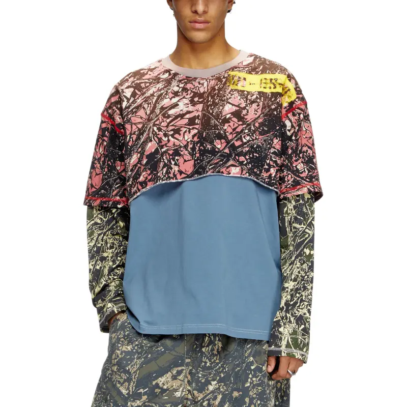 DIESEL T Besh Camou T shirt-1