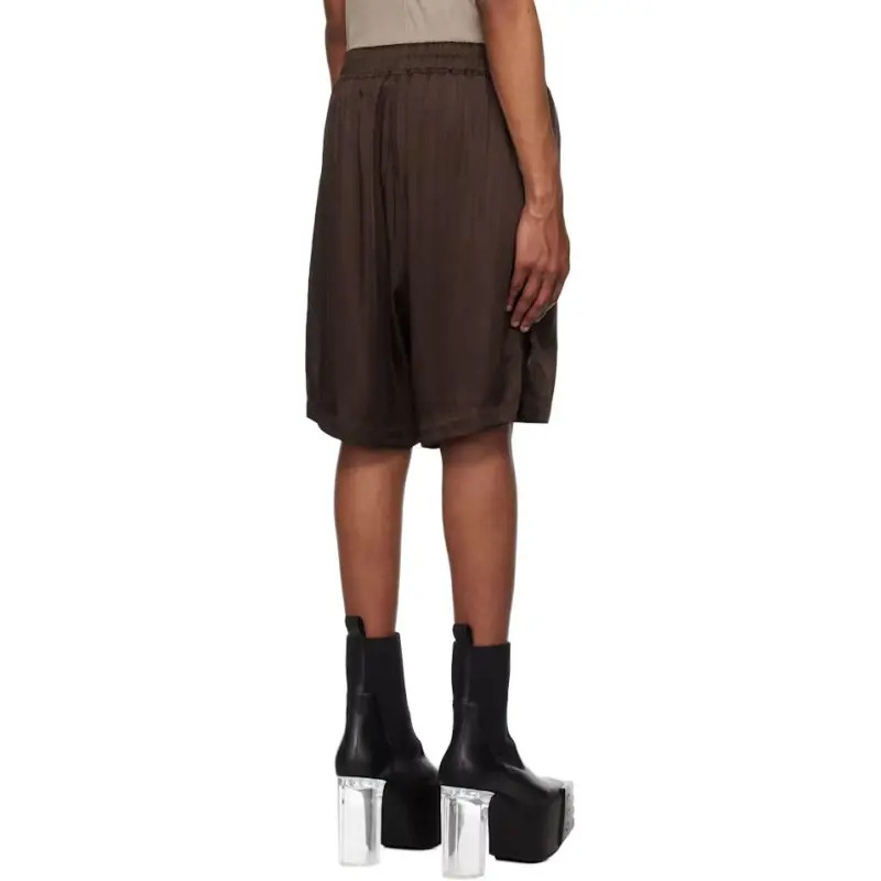 RICK OWENS Drawstring Boxer Shorts-1