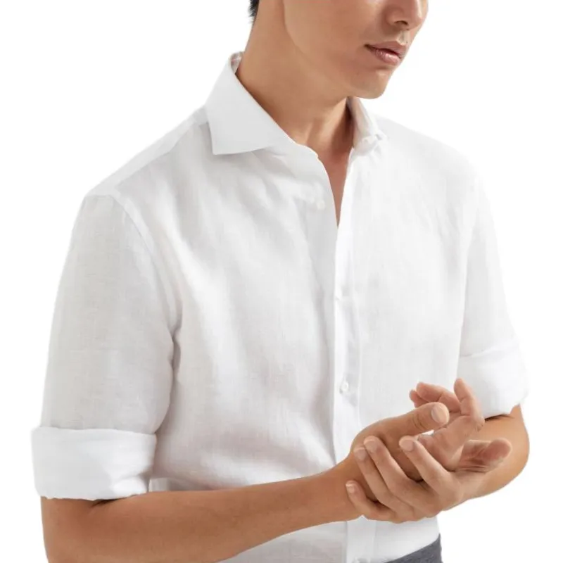Brunello Cucinelli Buttoned Long Sleeved Shirt-5