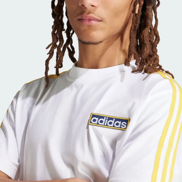 Adidas Originals ADICOLORADIBREAK T-Shirt Men's Yellow White-4