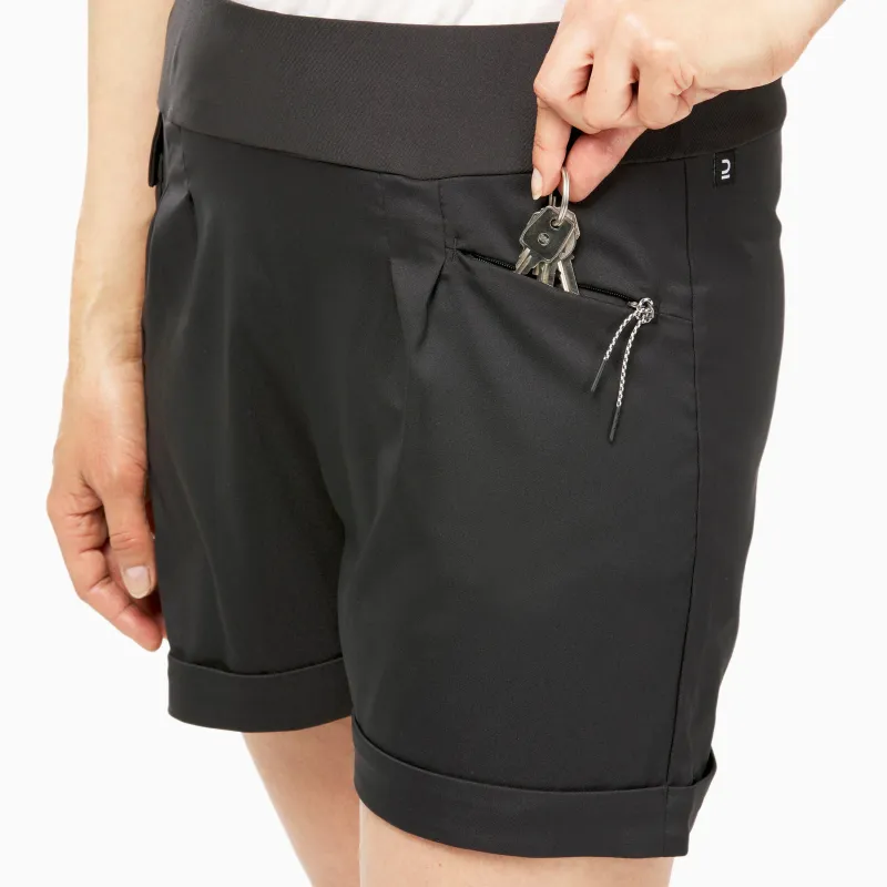 DECATHLON NH500 Casual Shorts Women's Black-4