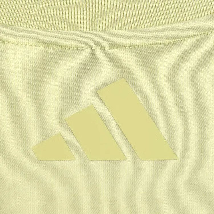 Adidas SS25 T Shirt Men's Light Yellow-4