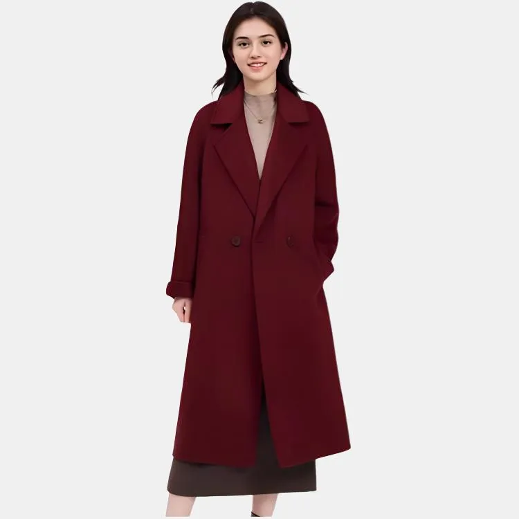 GOELIA Coats Women's Burgundy-2