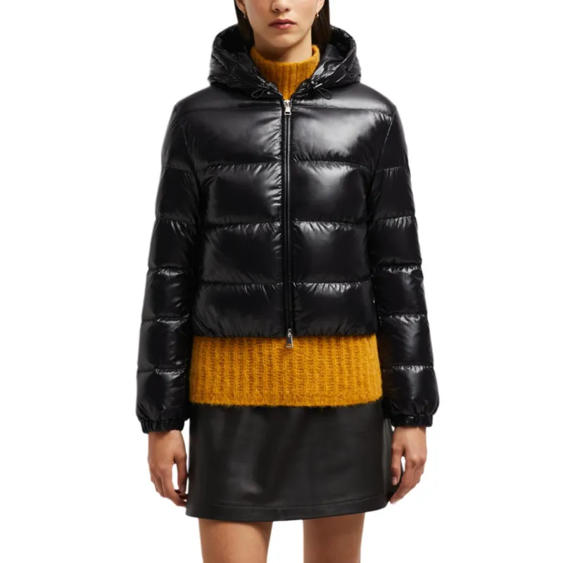 Moncler Logo Patch Hooded Jacket-1