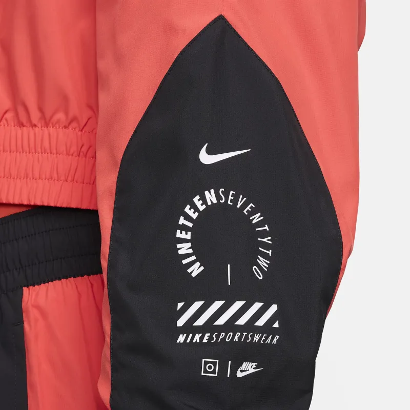 Nike Sportswear Woven Jacket 'Light Crimson/Black'-5