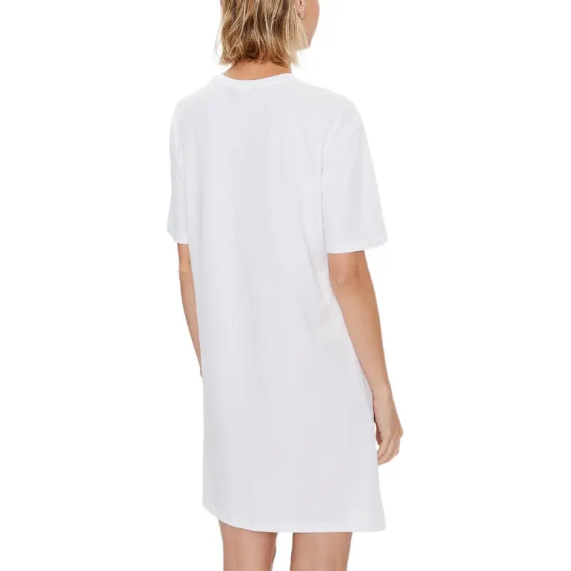 ARMANI EXCHANGE Short Sleeved Dresses Women's White-2