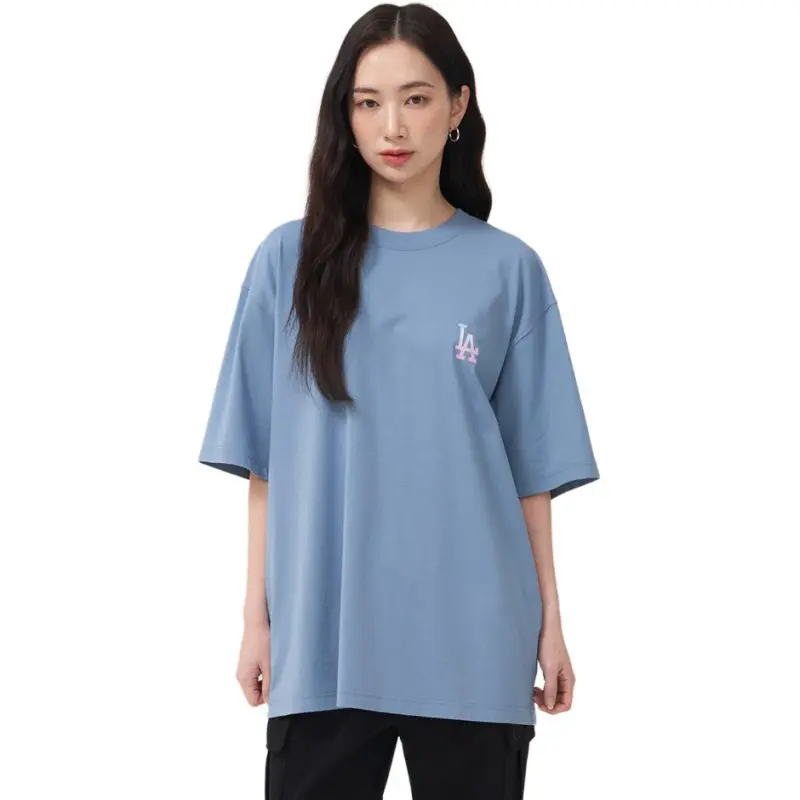 MLB Los Angeles Dodgers SS25 T Shirt Unisex Light Indigo-2