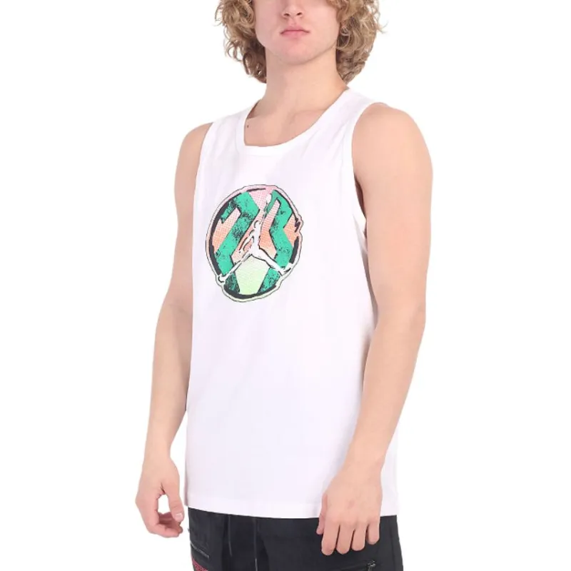 Jordan Sport DNA Tank Top Men's White-3