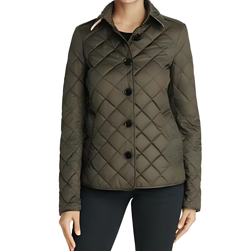 Burberry Jackets Women's Green - POIZON