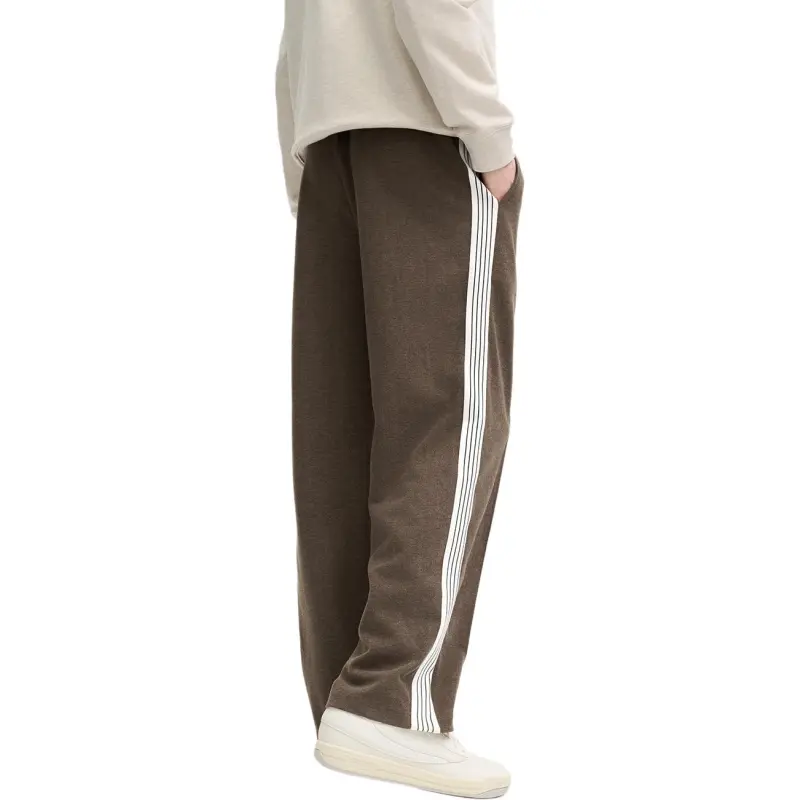 FILA MILANO Collection Knitted Sports Pants Men's Brown-3