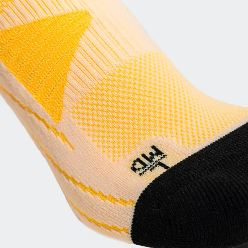 Adidas Mid Calf Socks Unisex 1 Pack Bright Yellow/Black-3