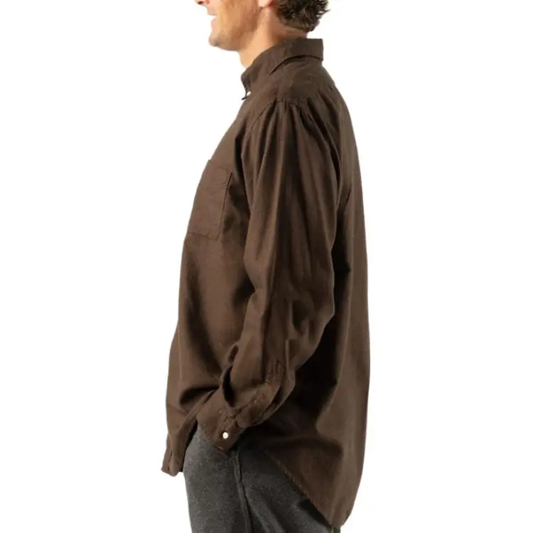 Orslow Shirts Men Burgundy Red-2