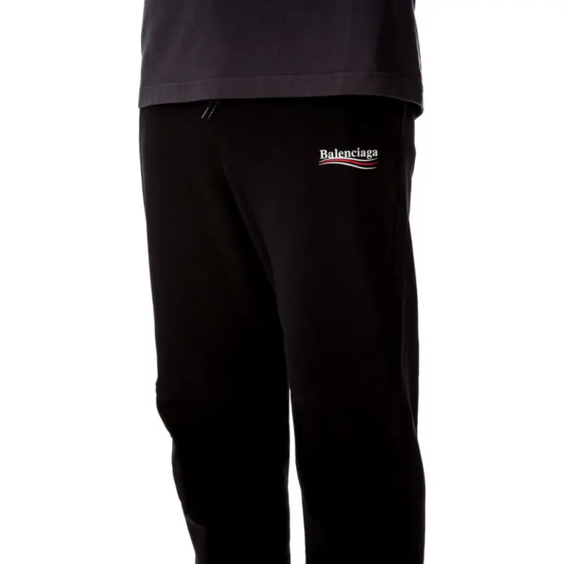 Balenciaga Knitted Sweatpants Men's Black-3