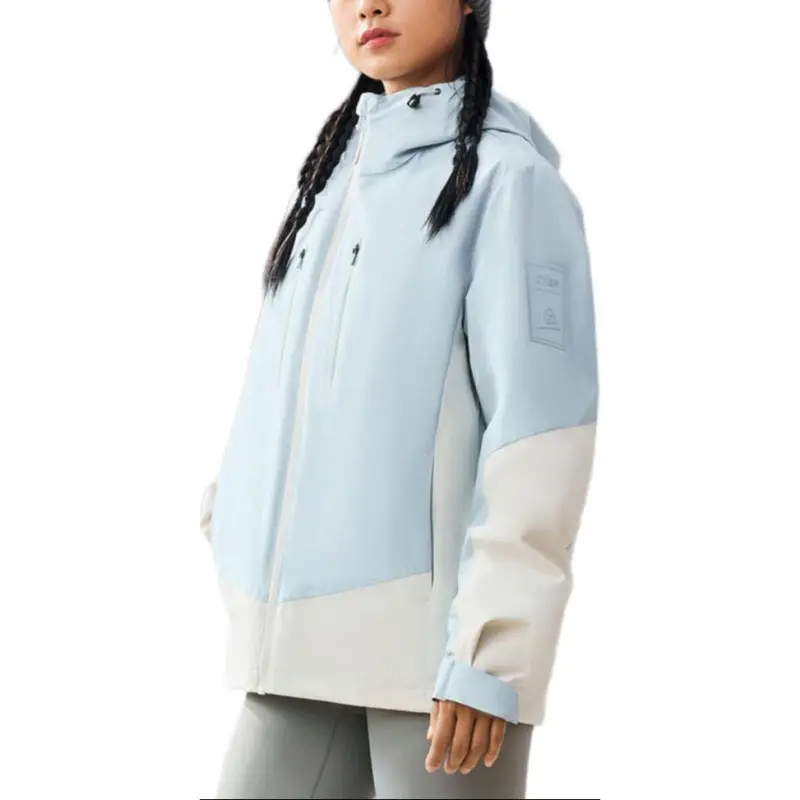 XTEP Variety Training Collection Windproof Wear-Resistant Warm Windbreaker Jacket Unisex Water-Indigo Gray-4