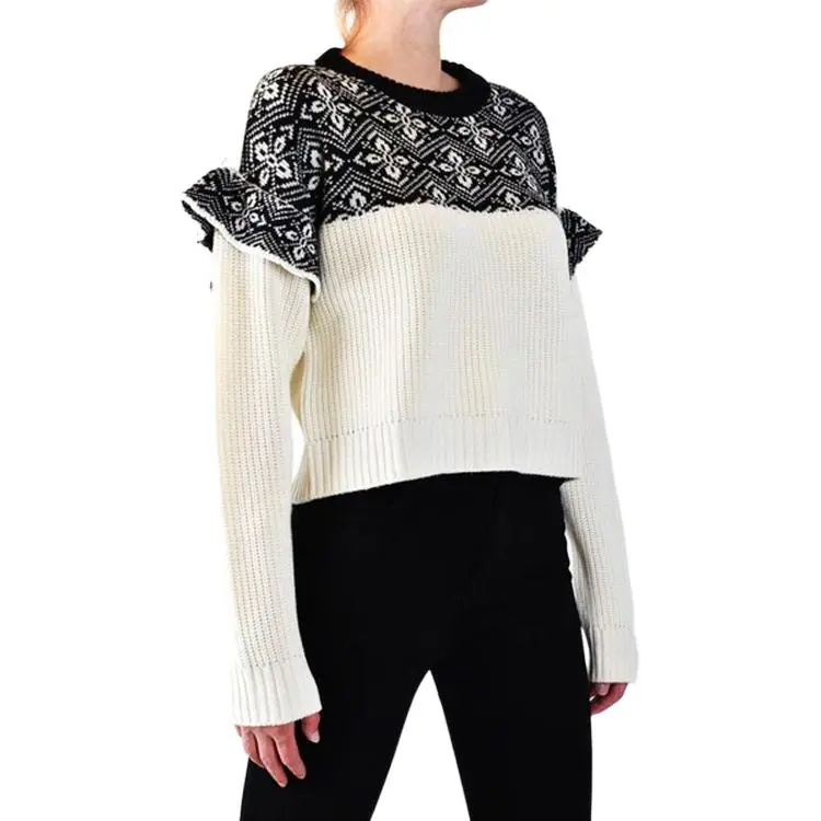 PHILOSOPHY DI LORENZO SERAFINI Sweater Women's Black White-3