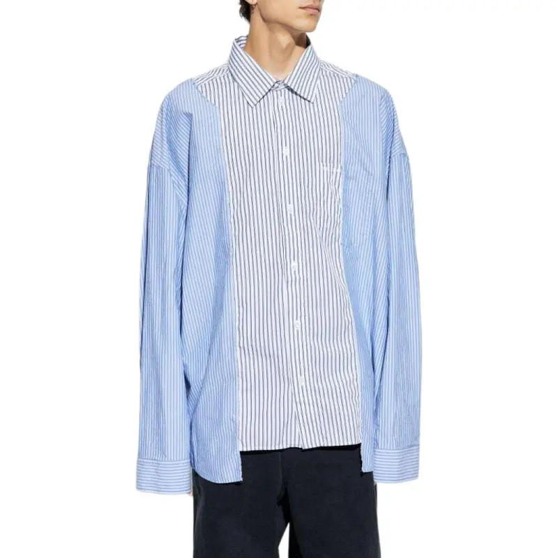 Balenciaga Striped Long Sleeved Shirt-1