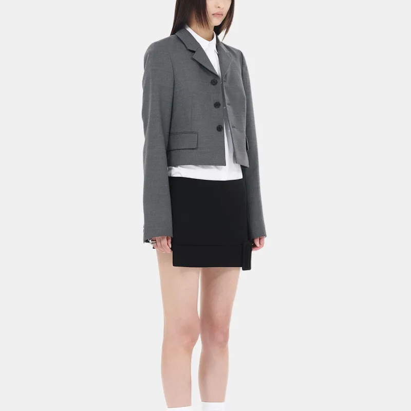 WE11DONE Casual Short Skirts Women's Black-3