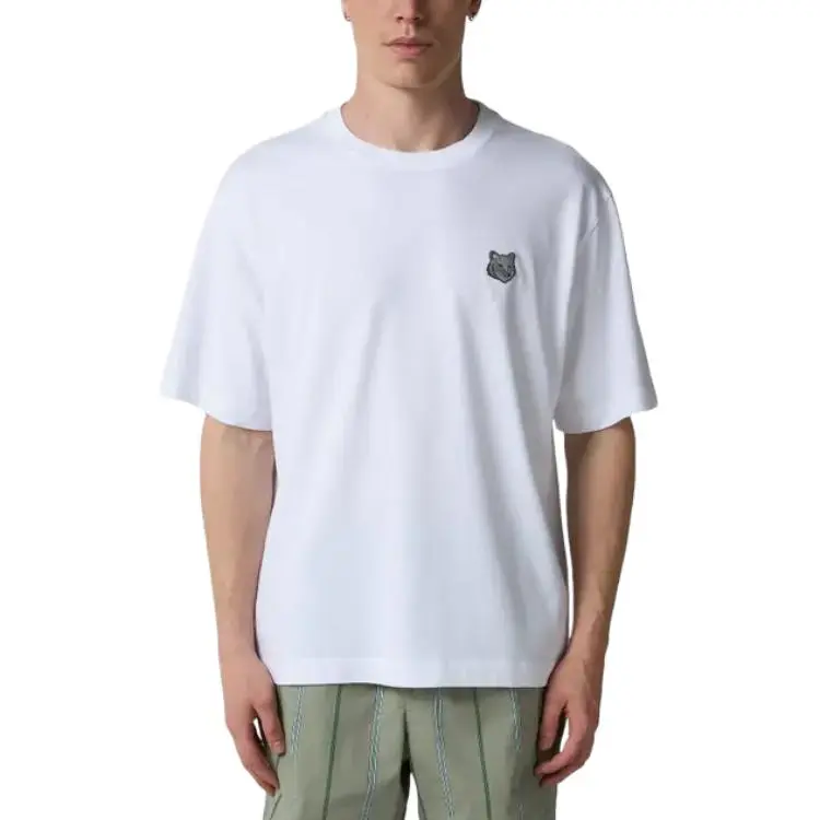 Maison Kitsune Bold Fox Head Patch Oversized T Shirt-2