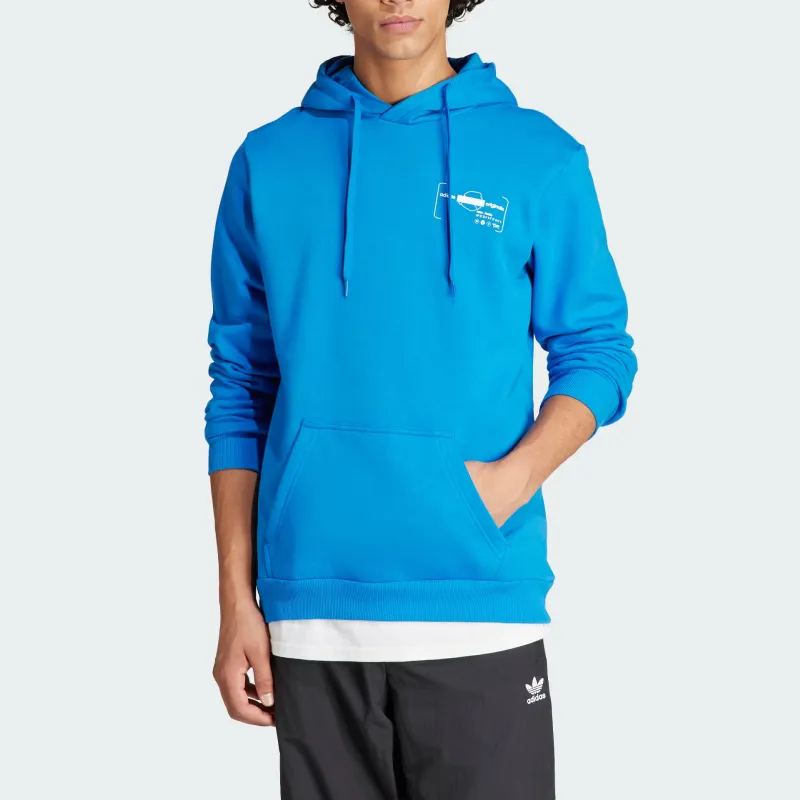 Adidas Adidas Always Originals Paris Graphic Hoodie Sweatshirt Men's Blue-1