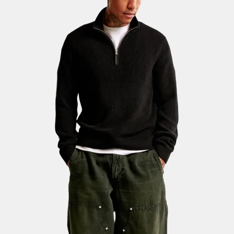 Abercrombie＆Fitch Sweaters Men Black-4