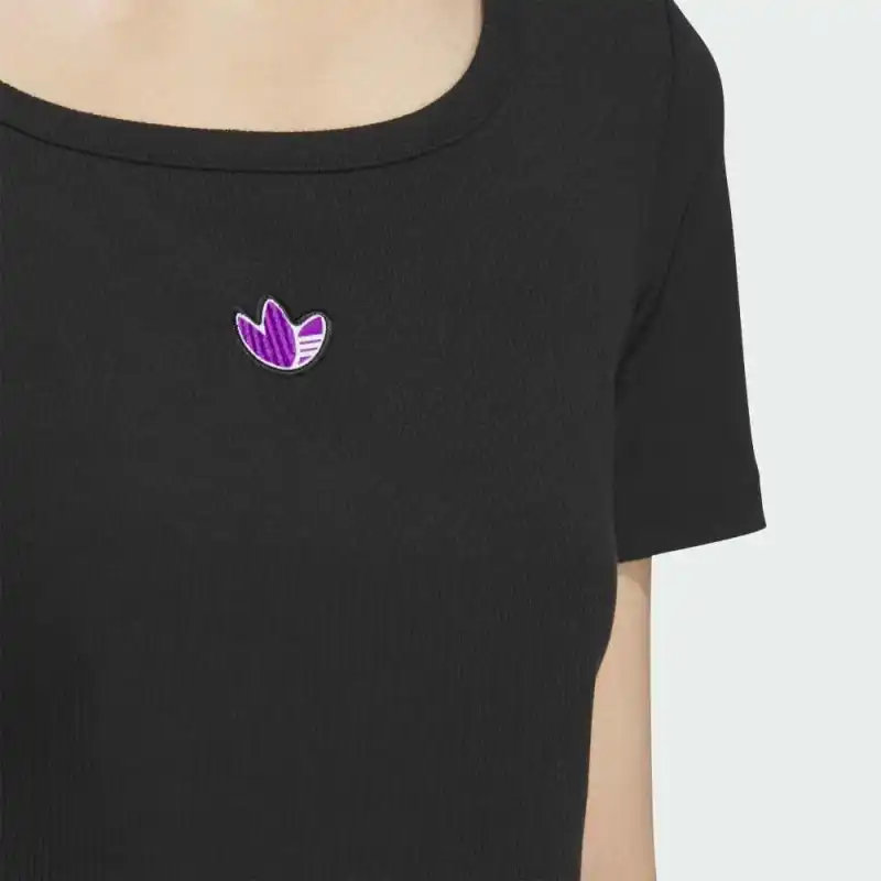 Adidas Originals T Shirt Women's Black-4