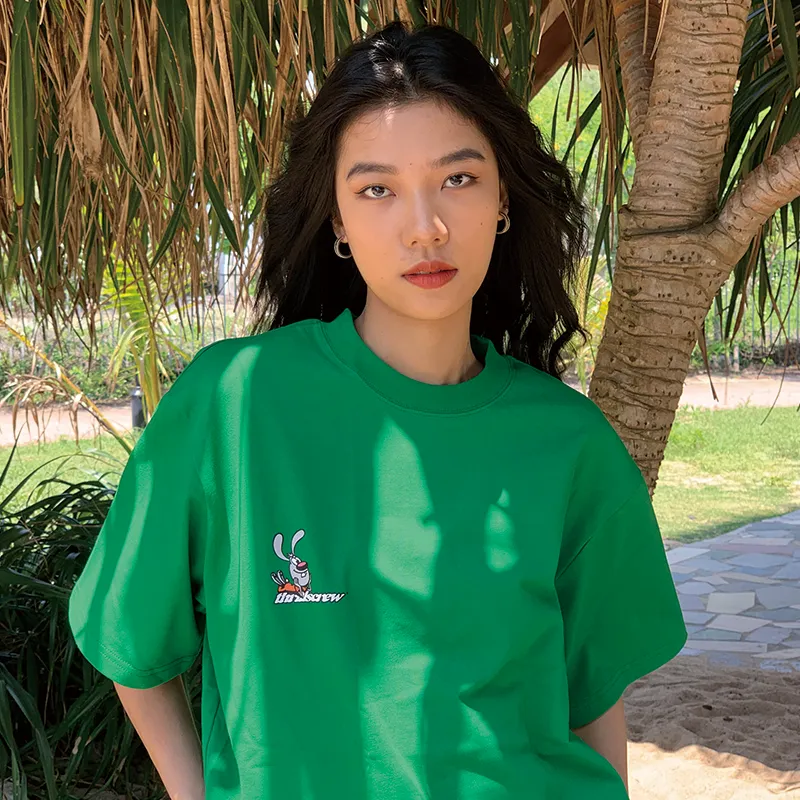 Thrillscrew T Shirts Unisex Green-2