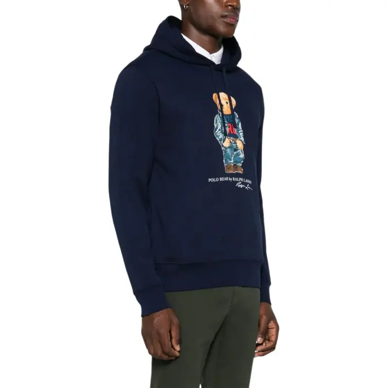 Polo Ralph Lauren Denim Bear Seasonal Fleece Sweatshirt-4