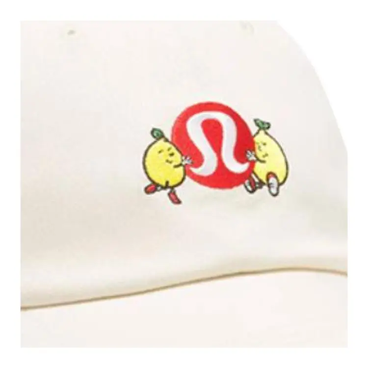 Lululemon Cotton Blend Baseball Caps Unisex White-1