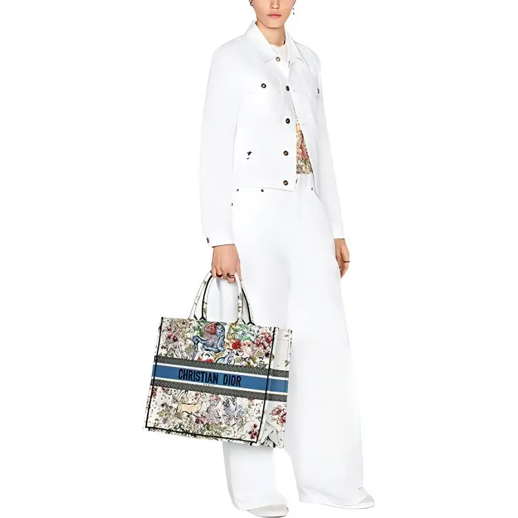 DIOR FW22 Denim Jacket Women's White-2