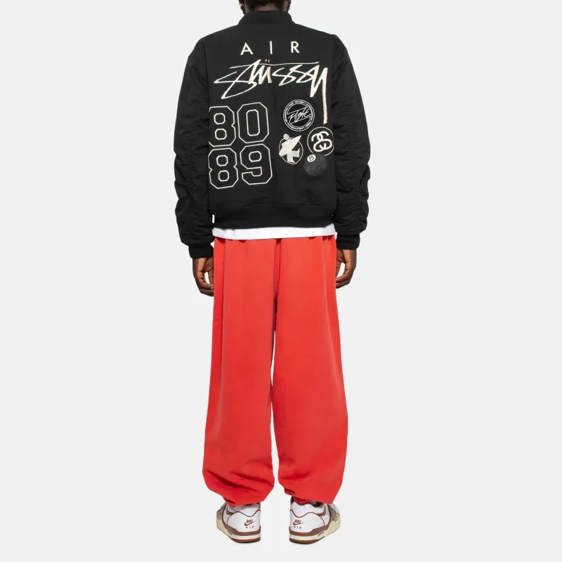 Stussy X Nike Reversible Varsity Jacket Asia Sizing-3