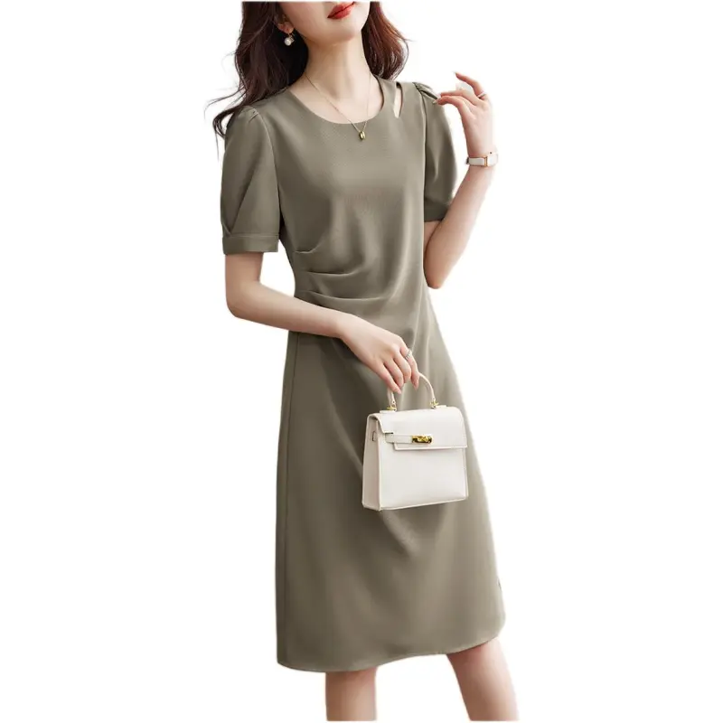 XWI Short Sleeved Dress Women's Mocha-3
