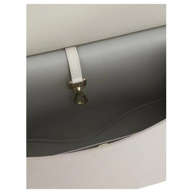 Fontana Milano 1915 Leather One Shoulder Handbags Women's Ecru-4
