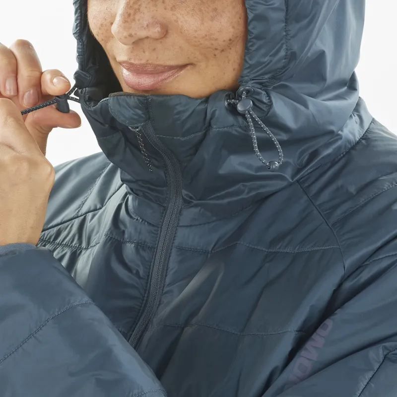 SALOMON OUTLINE Down Jacket Women's Midnight Marine-3