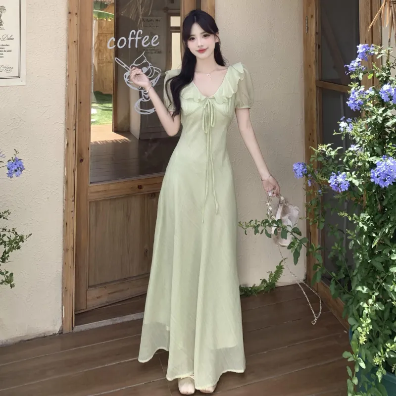 GULIANFEI Short Sleeved Dress Women's-4