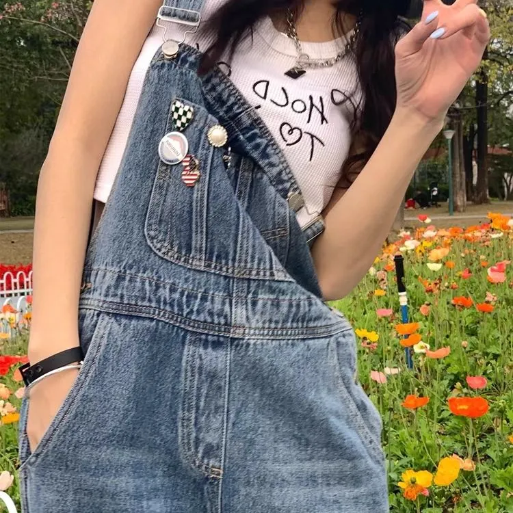 YuChaJia Overalls Women's Overalls-3