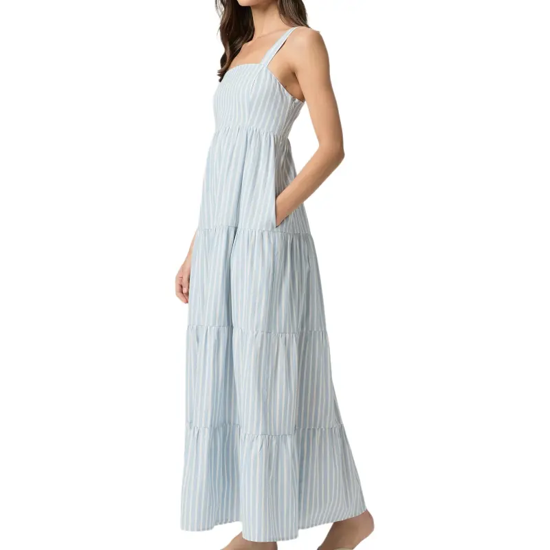 PAIGE Sleeveless Dress Women's Blue-3