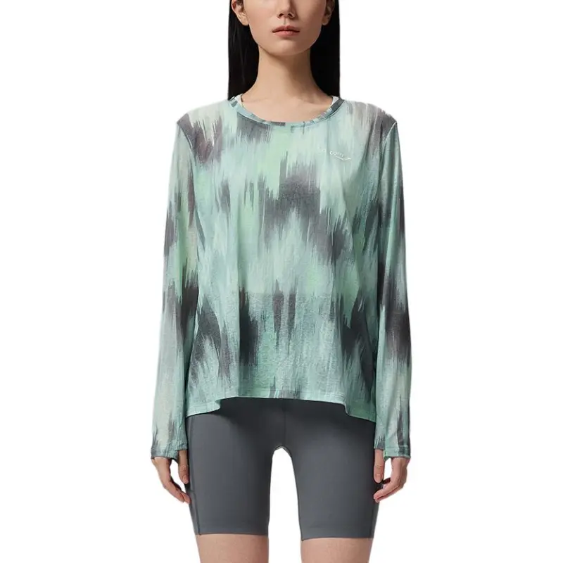 Saucony T Shirt Women's Liqueur Mustard Dazzling Print Desert Garden-3