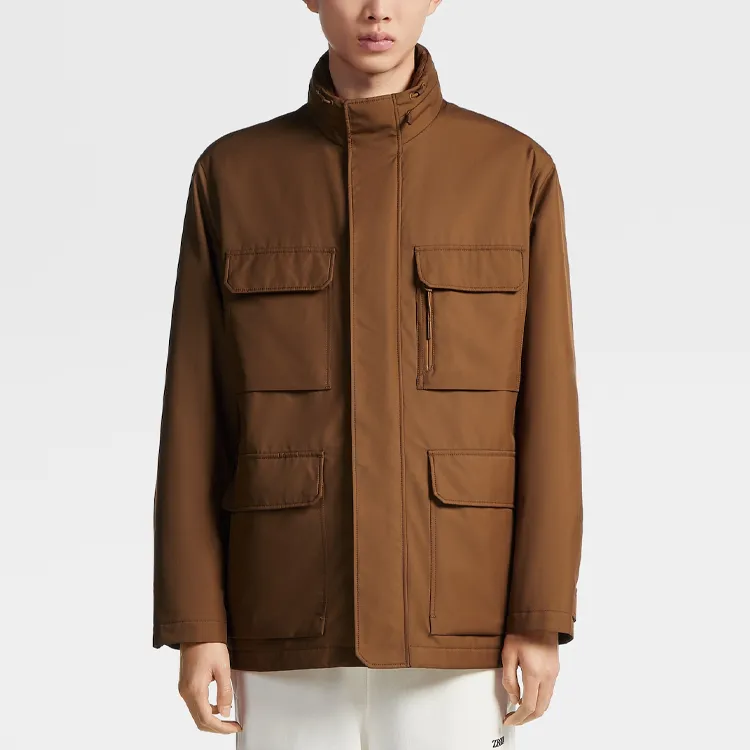 Ermenegildo Zegna Jackets Men Brown-1