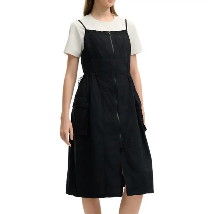 FILA Lifestyle Slip Dress Women's Jet Black-2