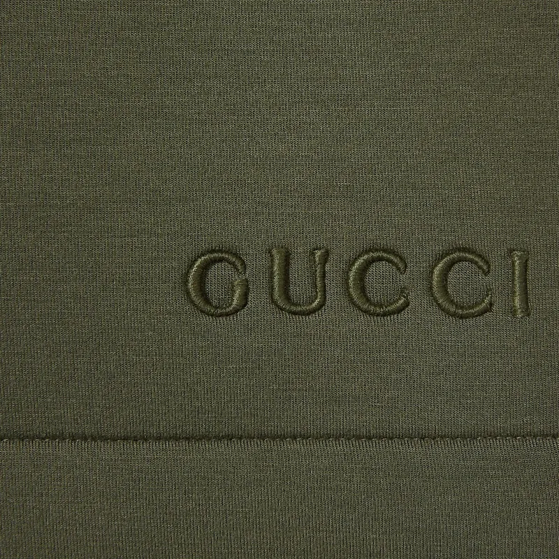 GUCCI SS25 Casual Shorts Men's Dark Green-5