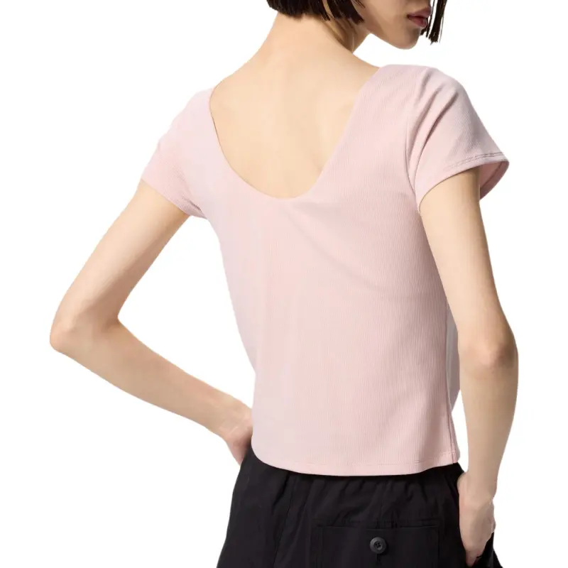 UNIQLO T Shirt Women's Pastel Pink-4
