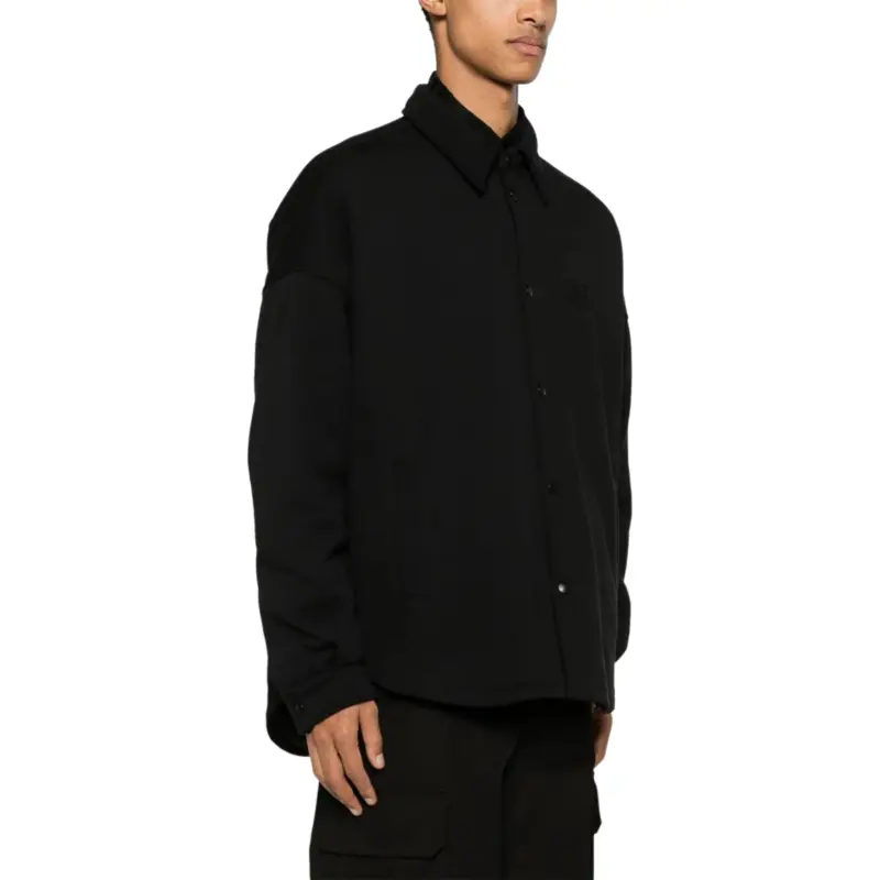 Valentino Logo Patch Buttoned Shirt-4