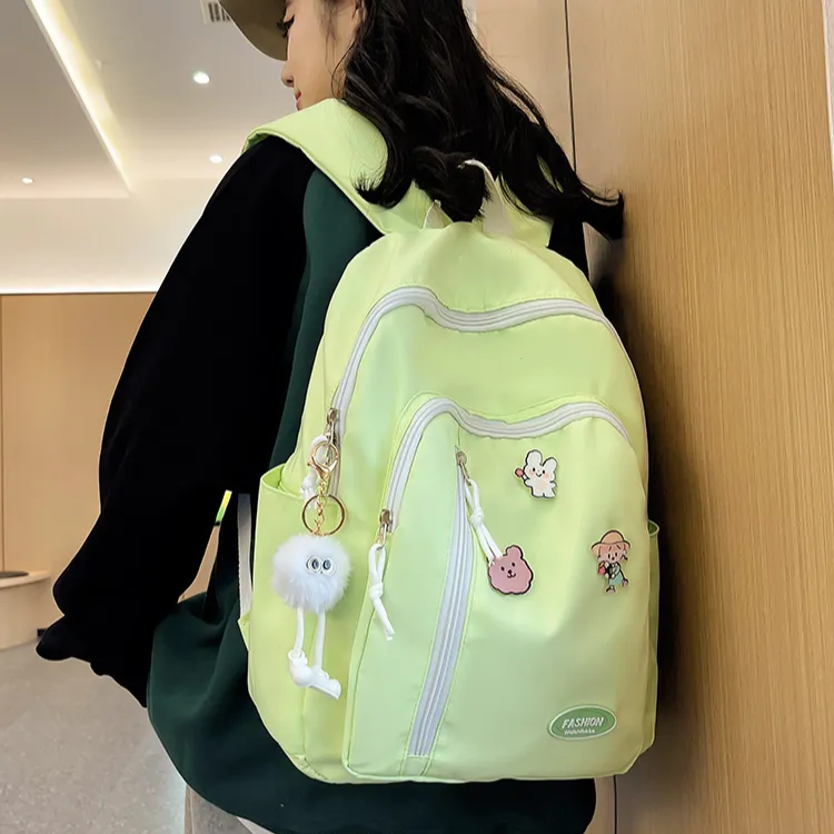 DJ.SPIRIT Nylon Backpack Regular Unisex Multicolor-3
