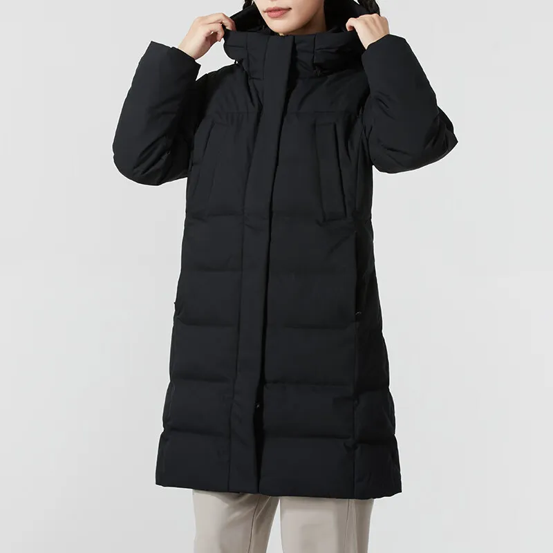 Skechers Mountain And Wild Outdoor Series Down Jacket Women's Black-4