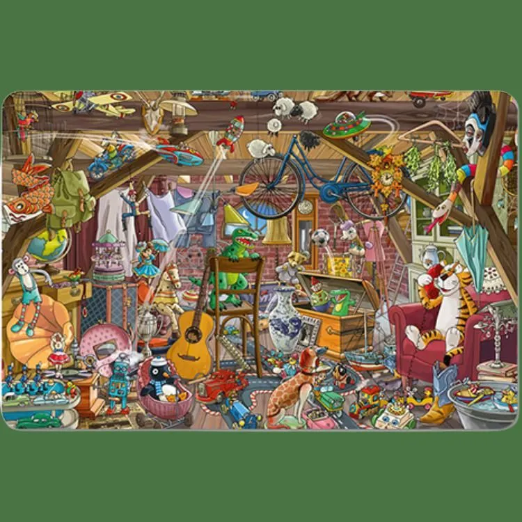 HEYE Classic Triangular Box Collection Attic Puzzles 1000pcs 29885-4