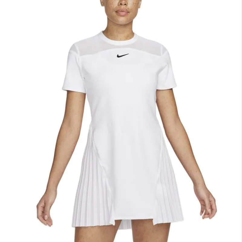Nike Women's Court Dri FIT Slam Tennis Dress White-2