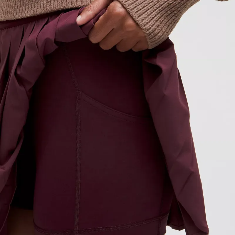 Lululemon PleatedHigh-Rise Casual Short Skirts Women's-3