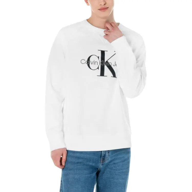 CALVIN KLEIN Sweatshirt Men's White-3