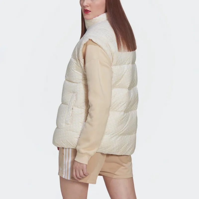 Adidas Vest Women's Yellow White-3