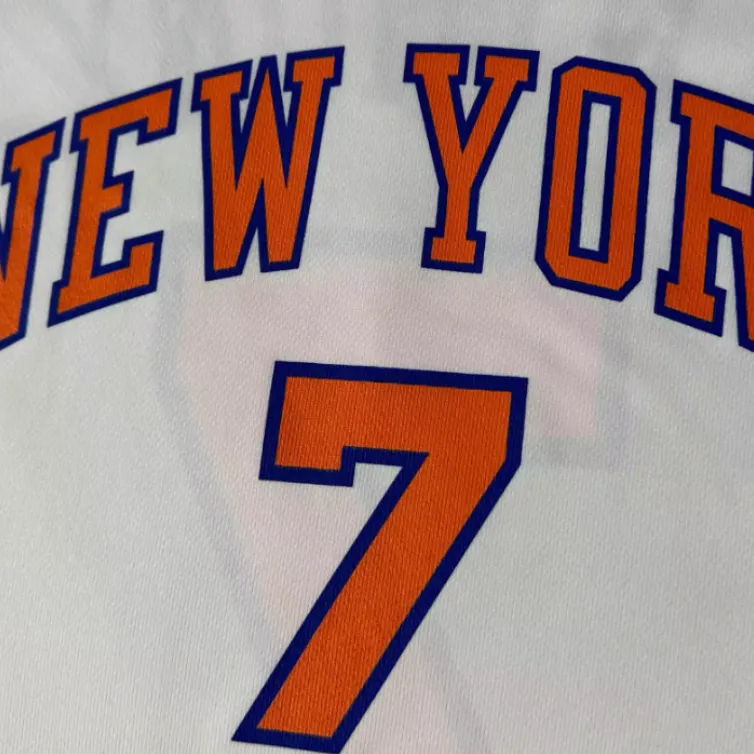 Adidas x NBA Knicks Team Basketball Jersey Unisex White-2